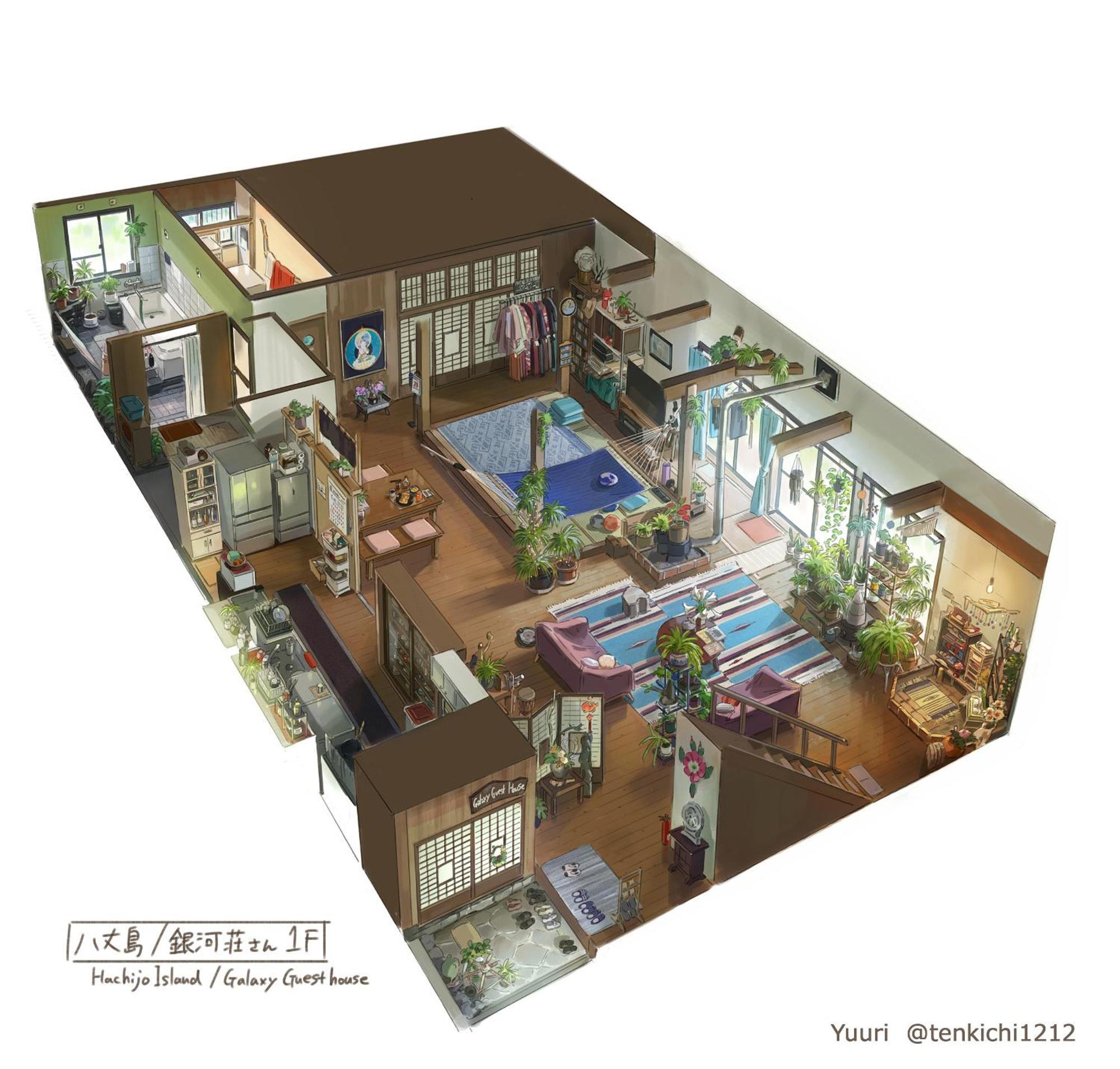 銀河荘-Galaxy Guesthouse 12歳以下不可 ฮาจิโจ ภายนอก รูปภาพ